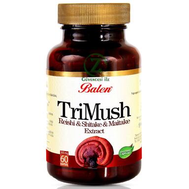 Balen TriMush Reishi & Shiitake & Maitake Ekstraktı 300 mg 60 Kaspül
