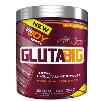BigJoy GlutaBig % 100 Glutamine Powder 300 Gr