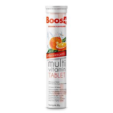 Boos+ Multivitamin 20 Efervesan Tablet