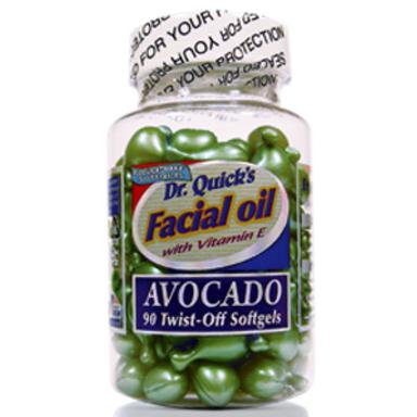 Dr. Quick's Facial Oil Avocado-Cilt Bakım Desteği 90 Softgel