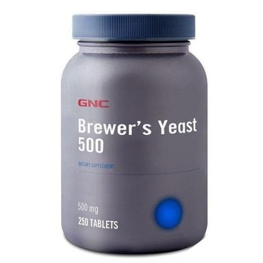 GNC Brewer's Yeast 500 mg 250 Tablet