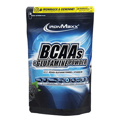 IronMaxx BCAA + Glutamine Powder 550 gr
