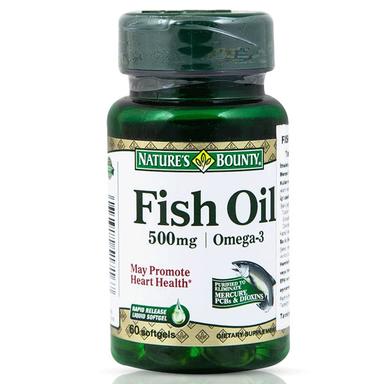 Nature's Bounty Fish Oil 500 mg 60 Kapsül