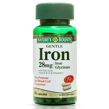 Nature's Bounty Gentle Iron 28 mg 90 Kapsül