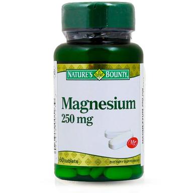 Nature's Bounty Magnesium 250 mg 60 Tablet