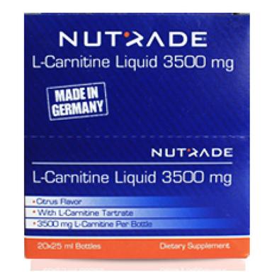 Nutrade L-Carnitine Liquid 3500 mg 20 Ampül