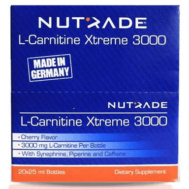 Nutrade L-Carnitine Xtreme 3000 mg 20 Ampül