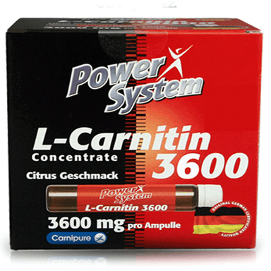 Power System L-Carnitine 3600 mg 30ml 10 Ampül