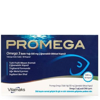 Promega Omega 3 500 mg 30 Kapsül