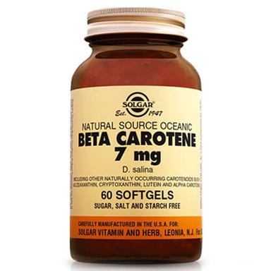 Solgar Beta Carotene 7 mg 60 Kapsül