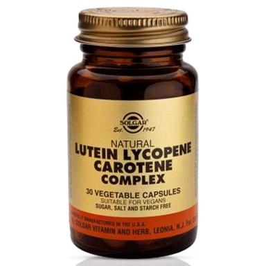 Solgar Natural Lutein Lycopene Carotene Complex 30 Kapsül