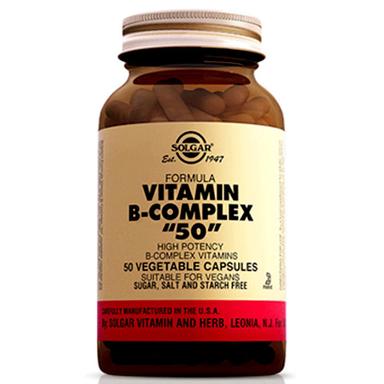 Solgar Vitamin B-Complex '50' 50 Kapsül