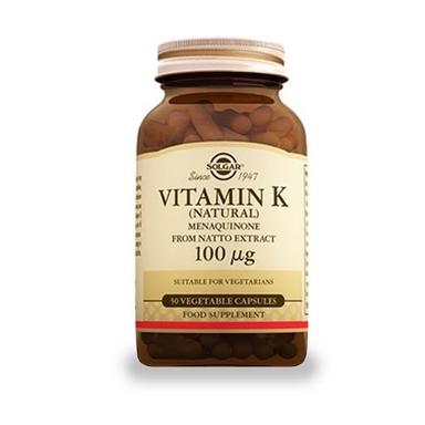 Solgar Vitamin K 100 mcg 50 Kapsül