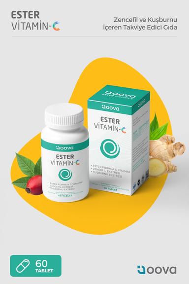 Oova Ester Vitamin C 500 mg 60 Tablet