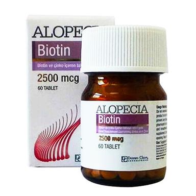 Alopecia Biotin 2500 mcg 60 Tablet