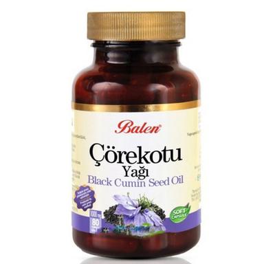 Balen Çörekotu Yağı 1000 mg 80 Kapsül
