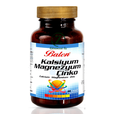 Balen Kalsiyum Magnezyum Çinko 90 Kapsül