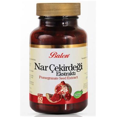 Balen Nar Çekirdeği Ekstraktı 300 mg 60 Kapsül