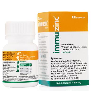 İmmuzinc 20 Kapsül