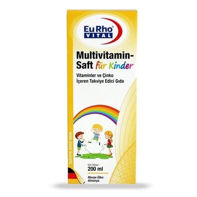 Eurho Vital Multivitamin Saft Şurup Çocuklar İçin 200 ml