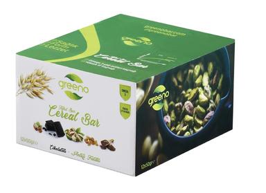 Greeno Tahıl Bar Çikolatalı Antep Fıstıklı 50 gr 12 Adet