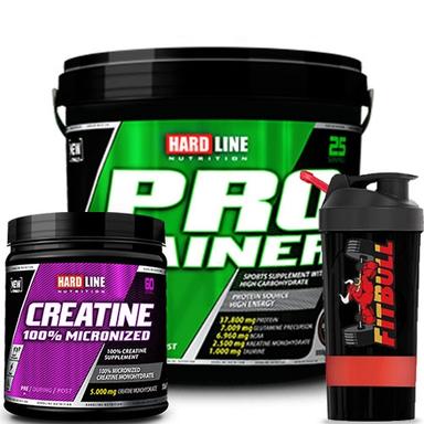 Hardline Progainer 5000 gr + Kreatin Paketi