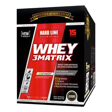 Hardline Whey 3 Matrix 30 gr Tek Kullanımlık 15 Adet