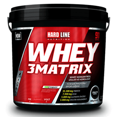 Hardline Whey 3 Matrix Protein 4000 gr
