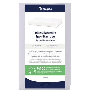 Haypak Tek Kullanımlık Spor Havlusu