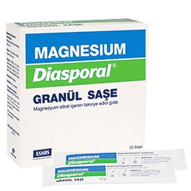 Magnesium Diasporal Granül 20 Saşe