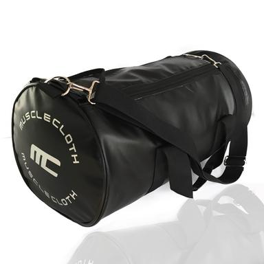 MuscleCloth Silindir Spor Çanta Siyah