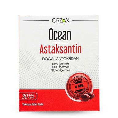 Ocean Astaksantin Doğal Antioksidan 30 Kapsül