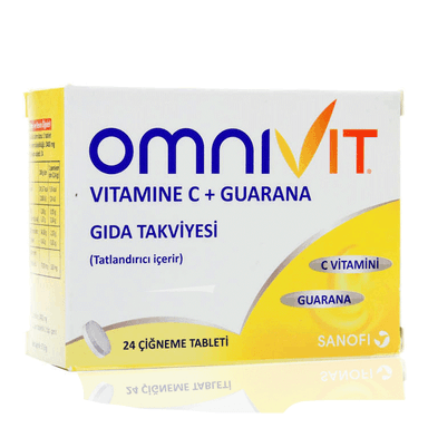 Omnivit C Vitamini Guarana 24 Tablet