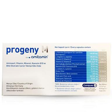 Progeny M amitamin 90 Kapsül