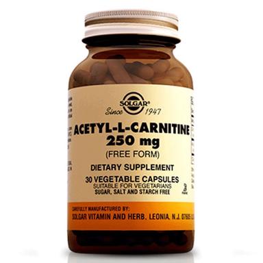 Solgar Acetyl L-Carnitine 250 mg 30 Kapsül