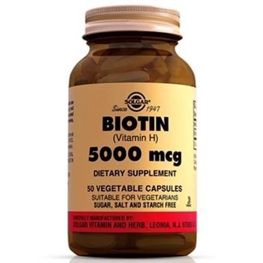 Solgar Biotin 5000 mcg 50 Kapsül