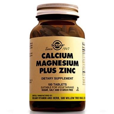 Solgar Calcium Magnesium Plus Zinc 100 Tablet