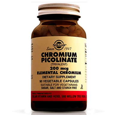 Solgar Chromium Picolinate 200 mcg 90 Kapsül