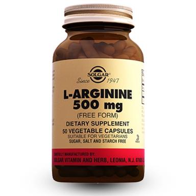 Solgar L-Arginine 500 mg 50 Kapsül