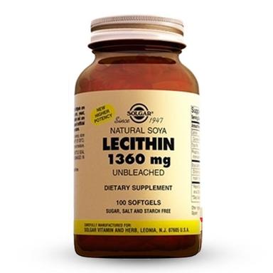 Solgar Lecithin 1360 mg 100 Kapsül