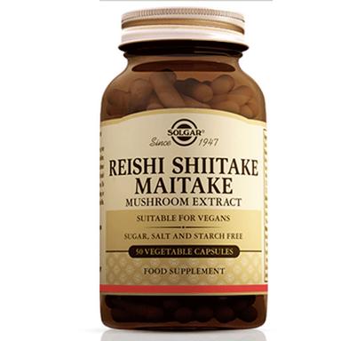 Solgar Reishi Shiitake Maitake Mushroom Extract 50 Kapsül