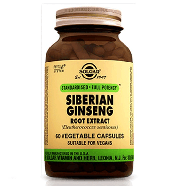 Solgar Siberian Ginseng 60 Kapsül