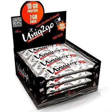 Uniq2go Choco Dark Protein Bar 50 gr 16 Adet