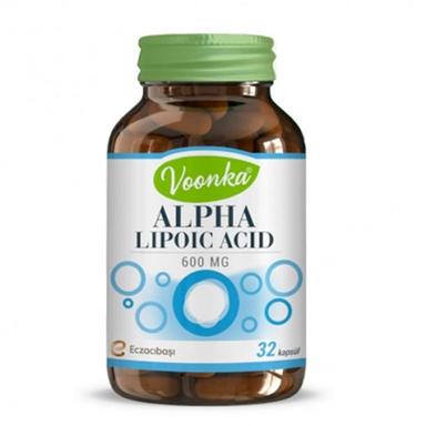 Voonka Alpha Lipoic Acid 600mg 32 Kapsül