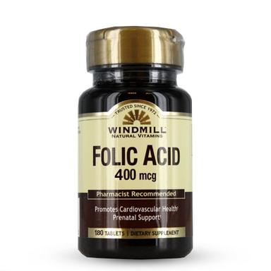 Windmill Folic Acid 400 mcg 180 Tablet