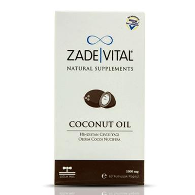 Zade Vital Hindistan Cevizi Yağı 1000 mg 60 Kapsül