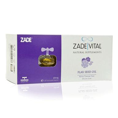 Zade Vital Keten Tohumu Yağı 625 mg 60 Kapsül