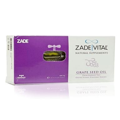Zade Vital Üzüm Çekirdeği Yağı 500 mg 60 Kapsül