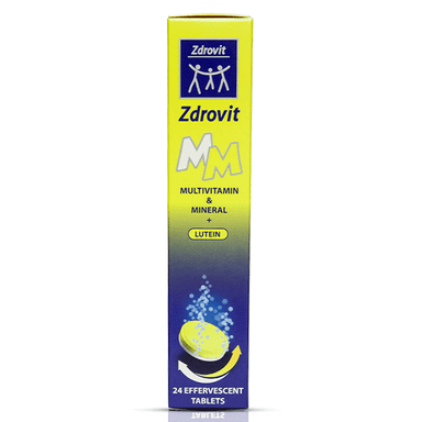 Zdrovit Multivitamin Mineral Lutein Efervesan 24 Tablet