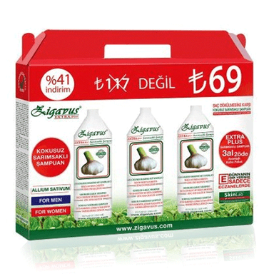 Zigavus Extra Plus(Sarımsaklı Şampuan) 250 ml